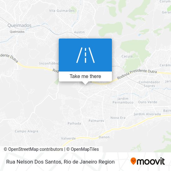 Rua Nelson Dos Santos map