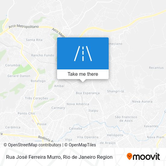 Rua José Ferreira Murro map