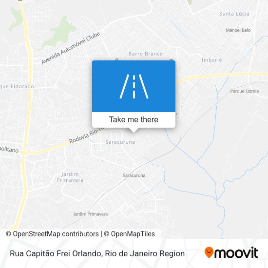 Rua Capitão Frei Orlando map
