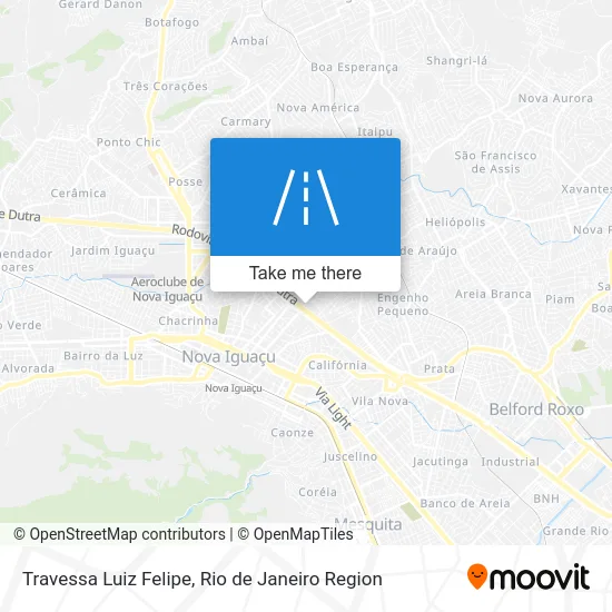 Travessa Luiz Felipe map