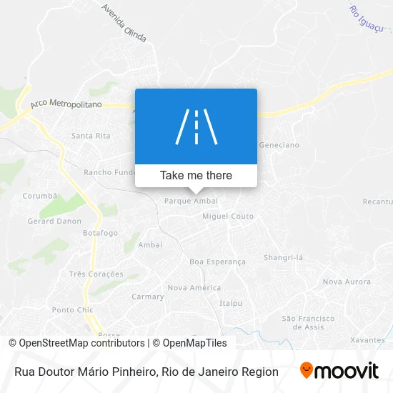 Rua Doutor Mário Pinheiro map