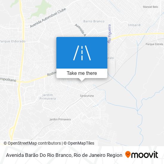 Mapa Avenida Barão Do Rio Branco