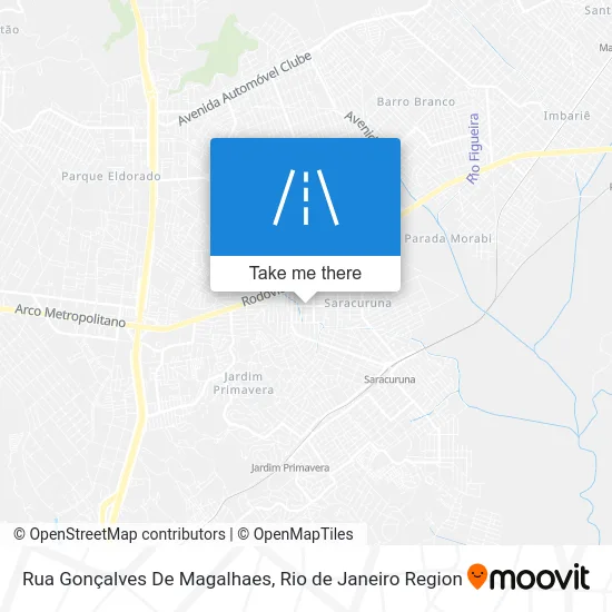 Rua Gonçalves De Magalhaes map