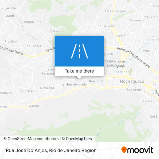 Rua José Do Anjos map