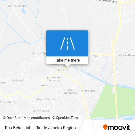 Rua Beira Linha map