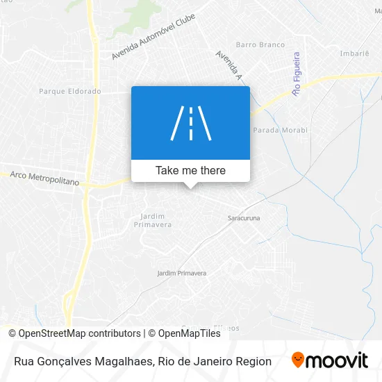 Rua Gonçalves Magalhaes map