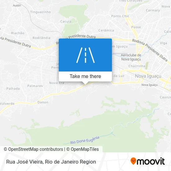 Rua José Vieira map