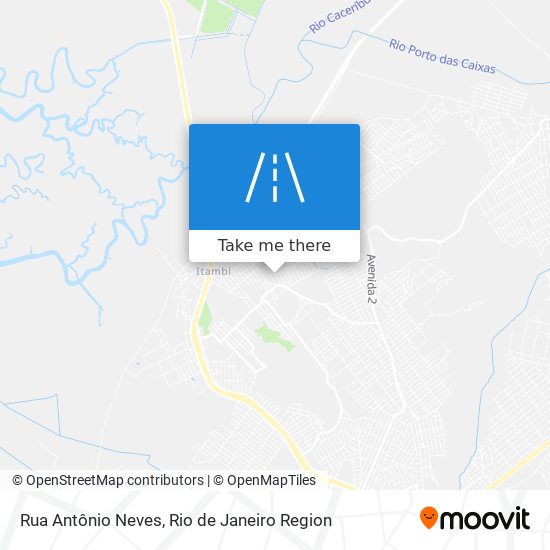 Mapa Rua Antônio Neves