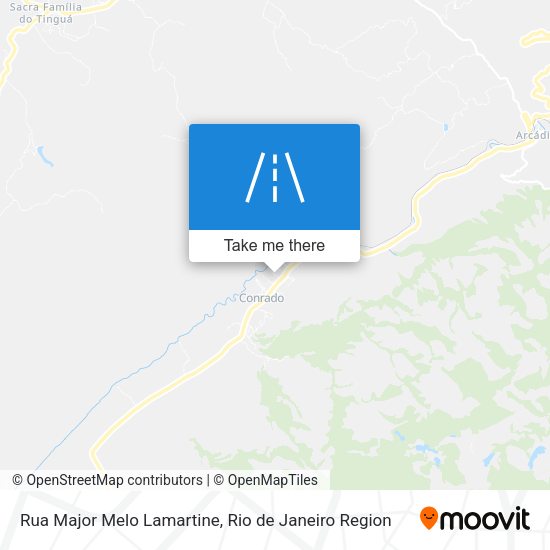 Rua Major Melo Lamartine map