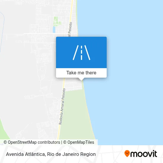 Avenida Atlântica map