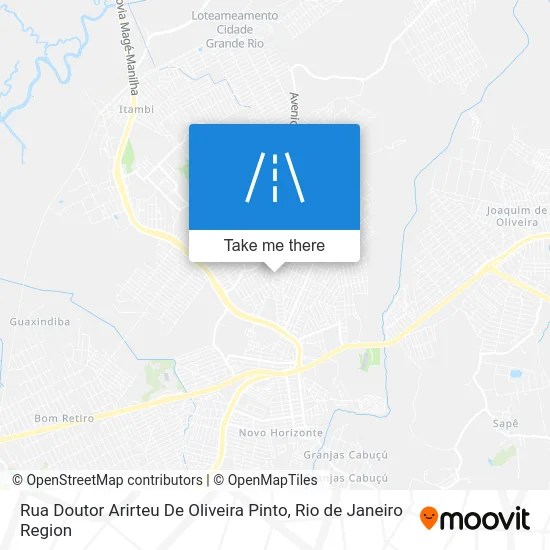 Rua Doutor Arirteu De Oliveira Pinto map
