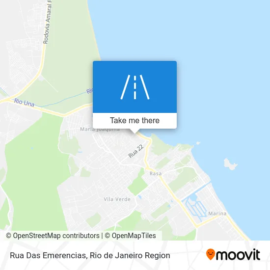 Rua Das Emerencias map