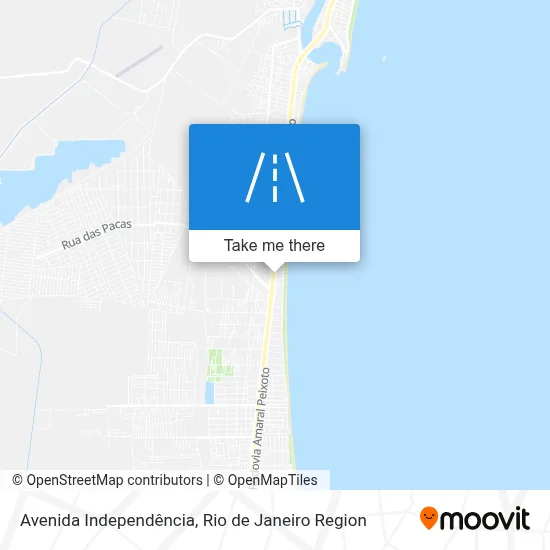 Avenida Independência map