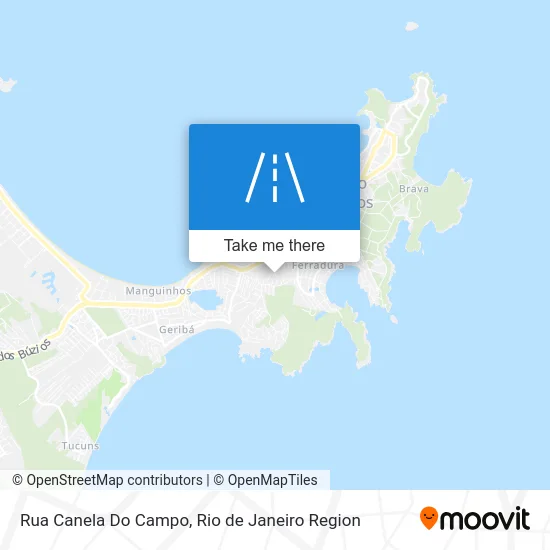 Rua Canela Do Campo map