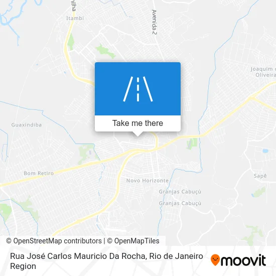 Rua José Carlos Mauricio Da Rocha map