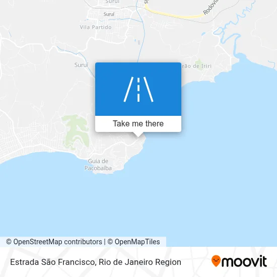 Estrada São Francisco map