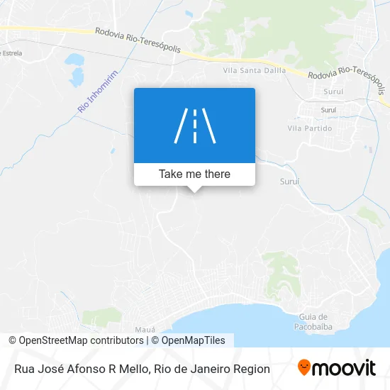 Rua José Afonso R Mello map