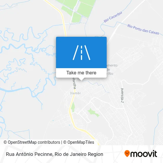 Rua Antônio Pecinne map
