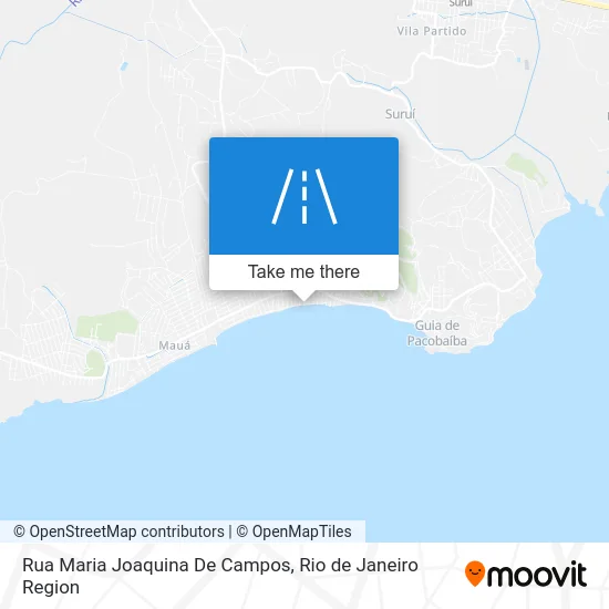 Rua Maria Joaquina De Campos map