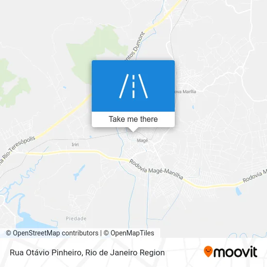 Rua Otávio Pinheiro map