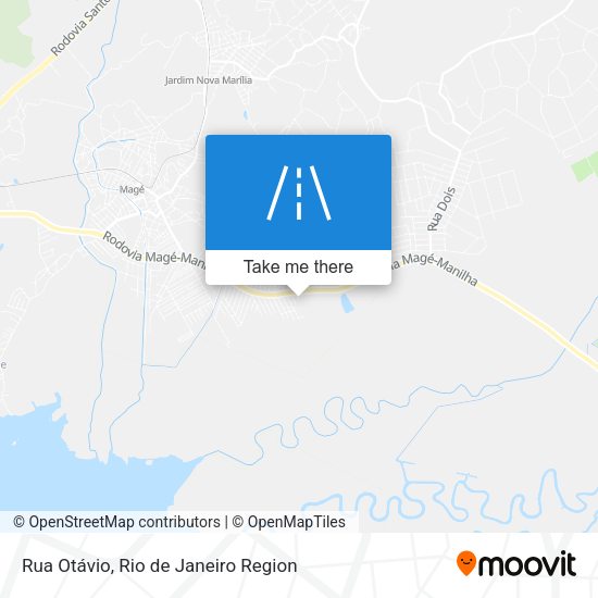 Rua Otávio map