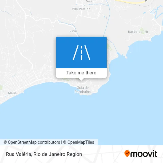 Rua Valéria map