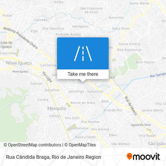 Rua Cândida Braga map