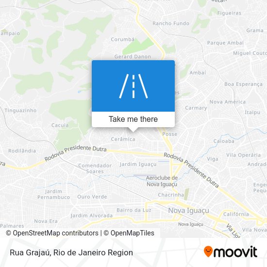 Rua Grajaú map