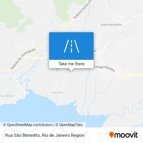 Rua São Benedito map