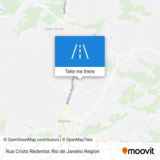 Rua Cristo Redentor map