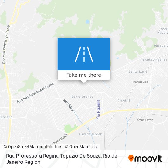 Rua Professora Regina Topazio De Souza map