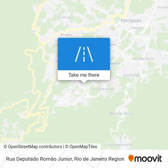 Rua Deputado Romão Junior map