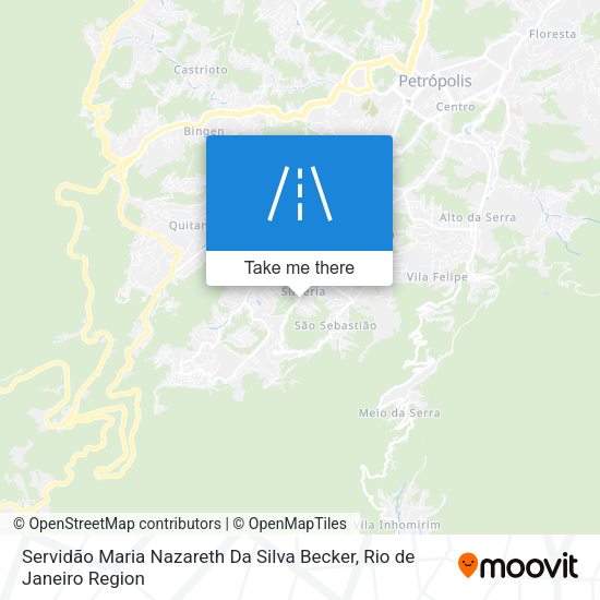 Servidão Maria Nazareth Da Silva Becker map