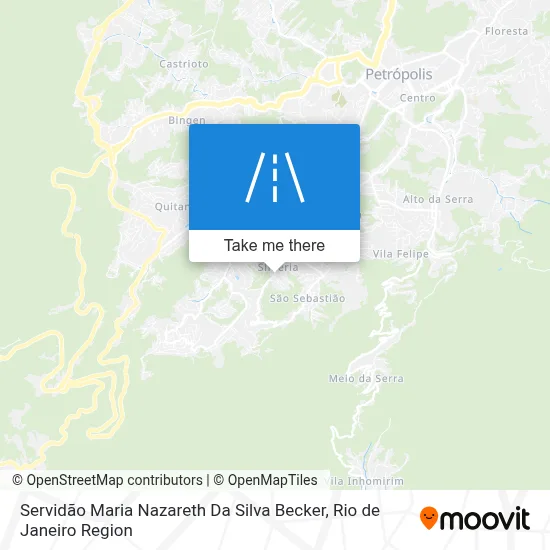 Servidão Maria Nazareth Da Silva Becker map