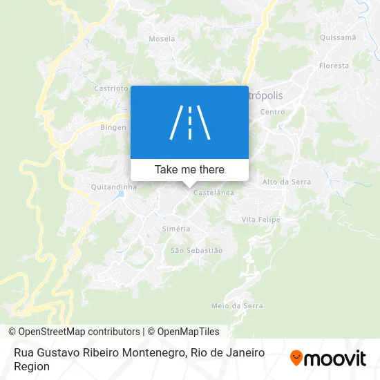 Rua Gustavo Ribeiro Montenegro map