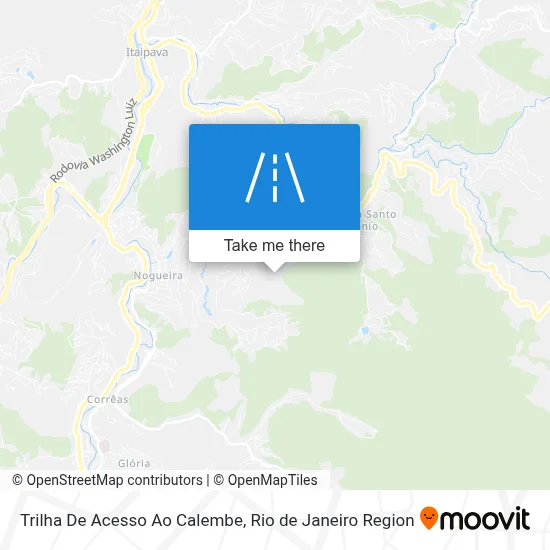 Trilha De Acesso Ao Calembe map