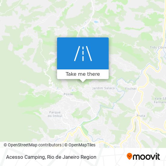 Acesso Camping map