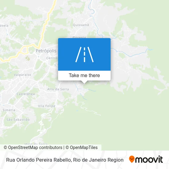 Rua Orlando Pereira Rabello map