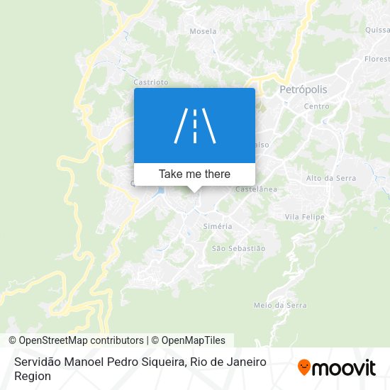 Servidão Manoel Pedro Siqueira map