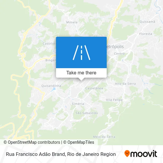 Rua Francisco Adão Brand map