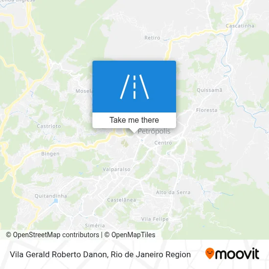 Vila Gerald Roberto Danon map