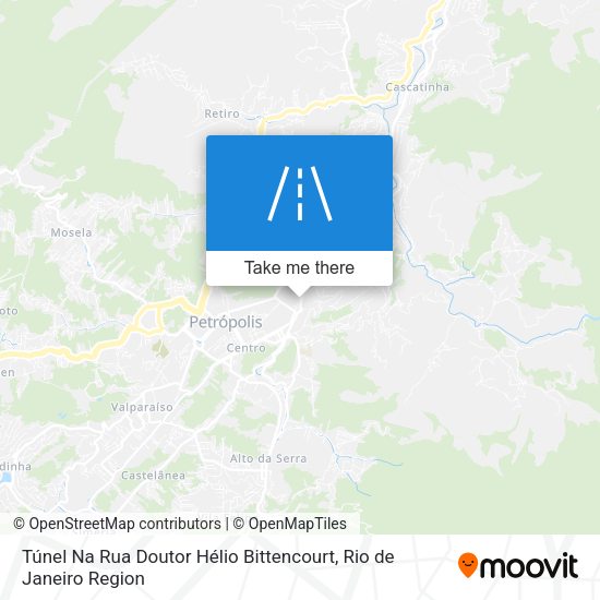 Túnel Na Rua Doutor Hélio Bittencourt map