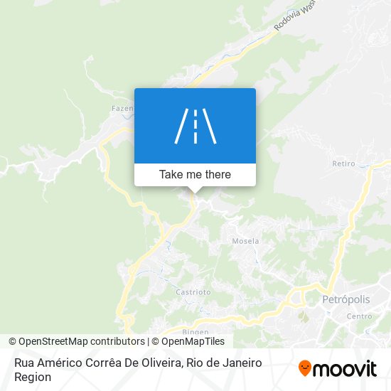 Rua Américo Corrêa De Oliveira map