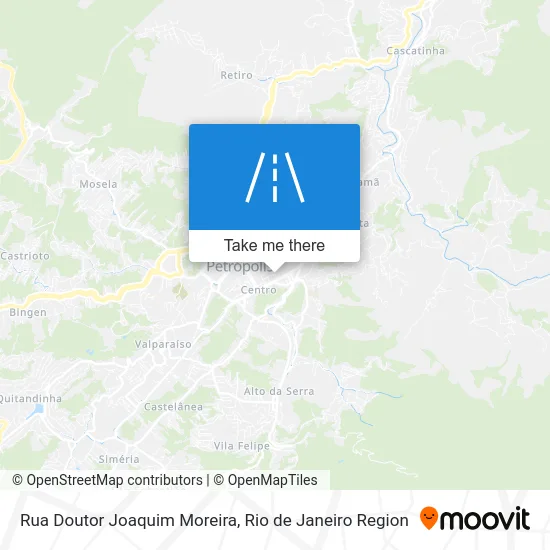 Rua Doutor Joaquim Moreira map