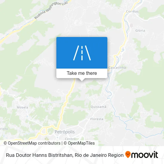 Rua Doutor Hanns Bistritshan map