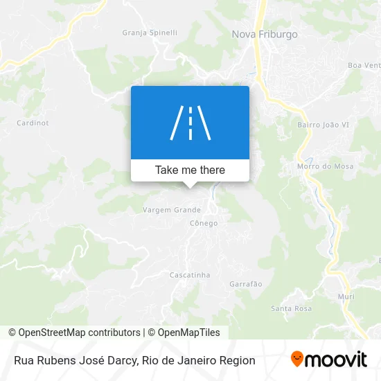 Rua Rubens José Darcy map