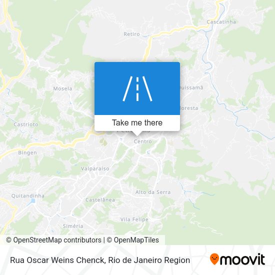 Rua Oscar Weins Chenck map