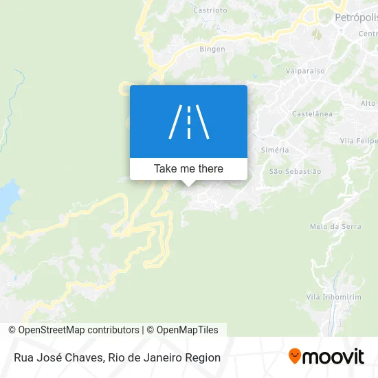 Rua José Chaves map