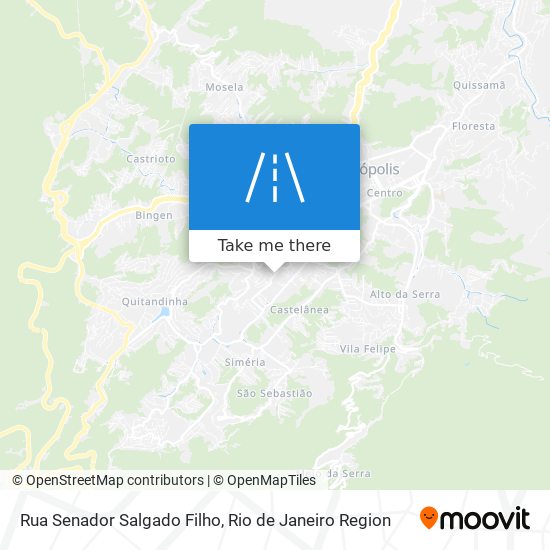 Rua Senador Salgado Filho map