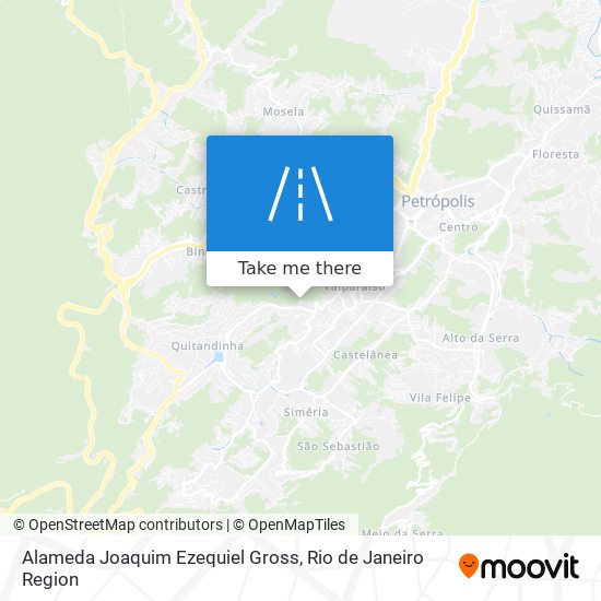 Mapa Alameda Joaquim Ezequiel Gross